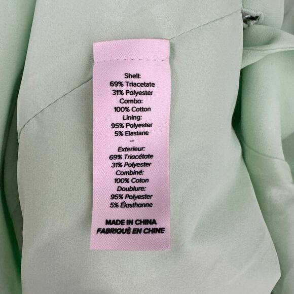 Cinq a Sept Khloe Hooded Blazer Jacket in Green Papaya Size US 14 - Picture 10 of 10